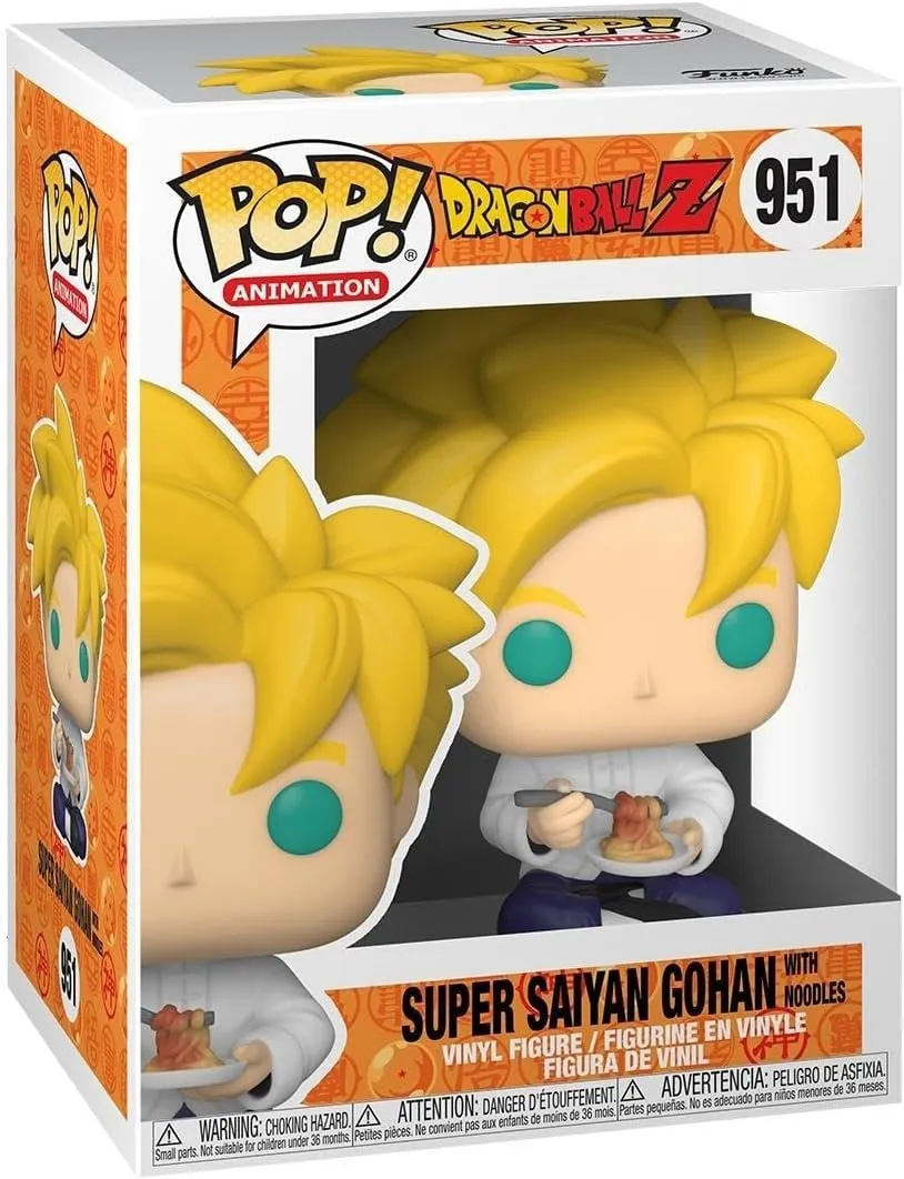 Funko Pop Dragon Ball Z SS Gohan with Noodles Vinyl Figure Collectible