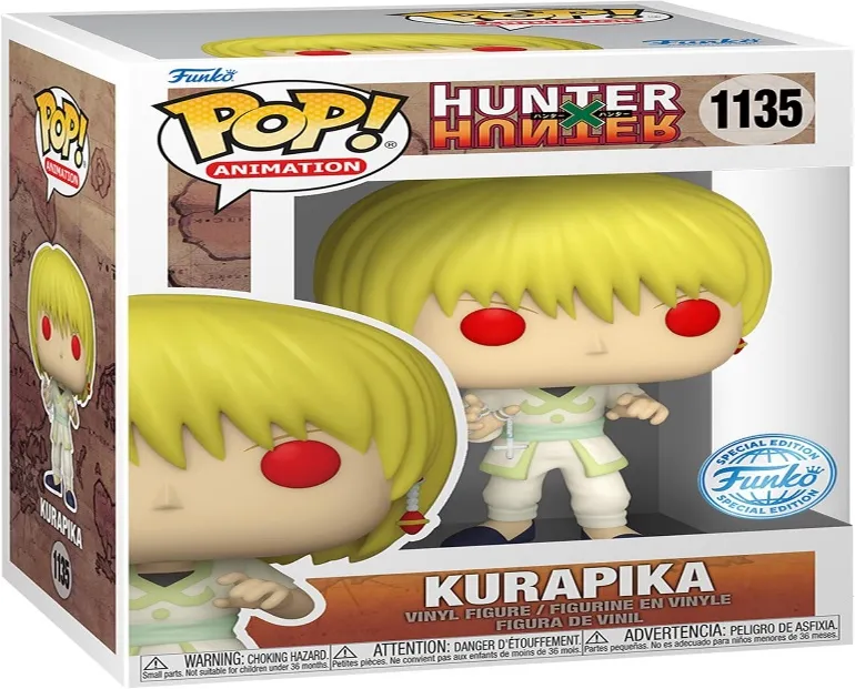 Funko Pop Hunter x Hunter Kurapika with Chain Exclusive Vinyl Figure Collectible