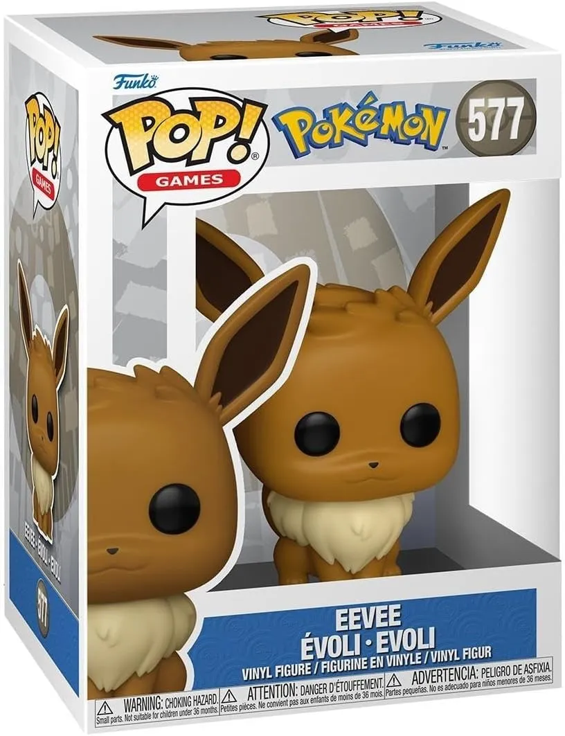 Funko Pop Pokémon Eevee Vinyl Figure Collectible Game Edition