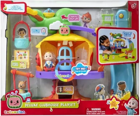 CoComelon Jazwares Deluxe Clubhouse Playset
