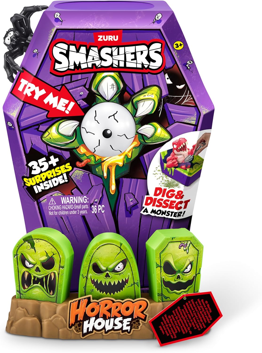 ZURU Smashers Mega Horror House Mystery Adventure Playset