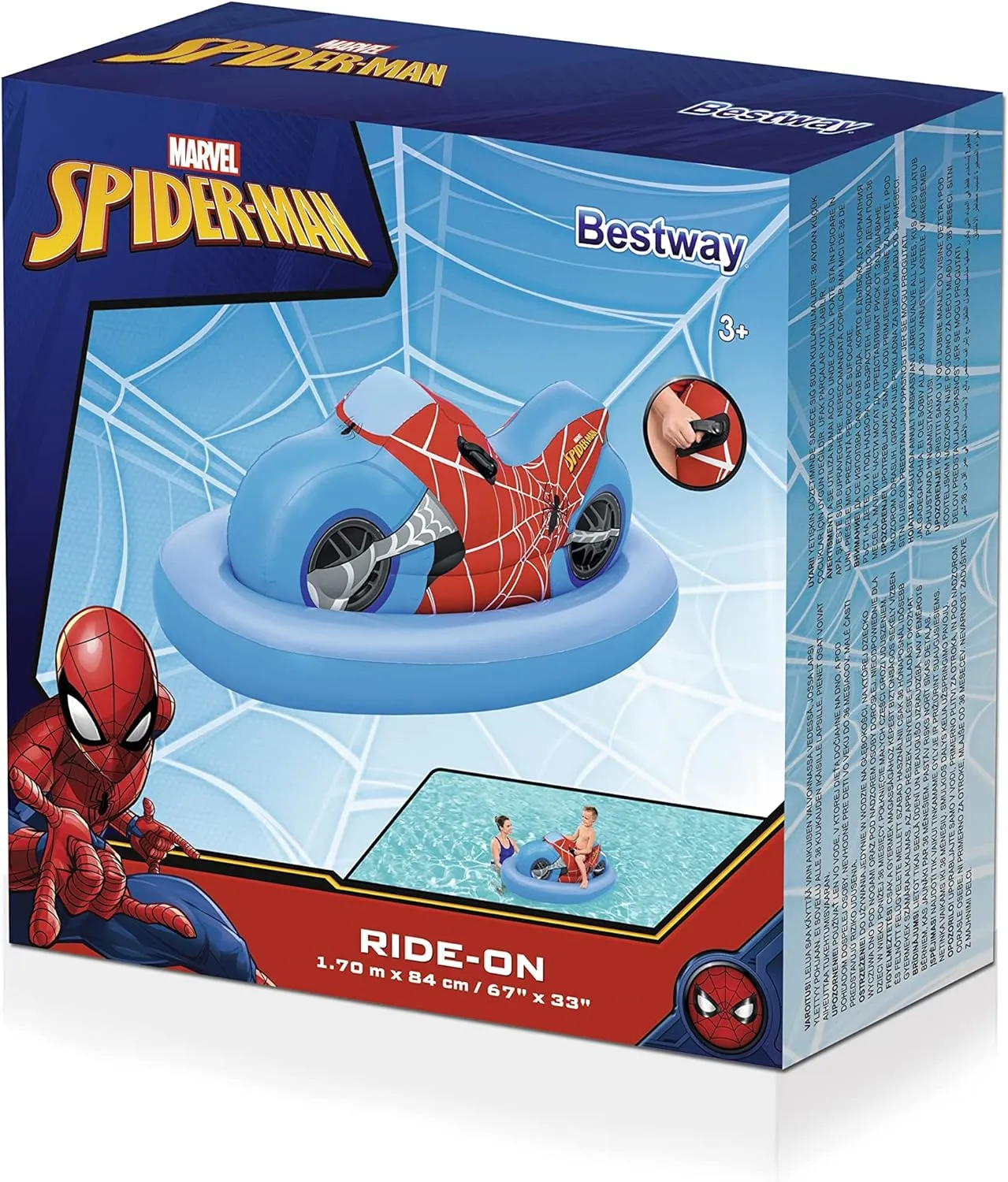 Bestway Spider-Man Play Center – Inflatable Garden Water Play Center