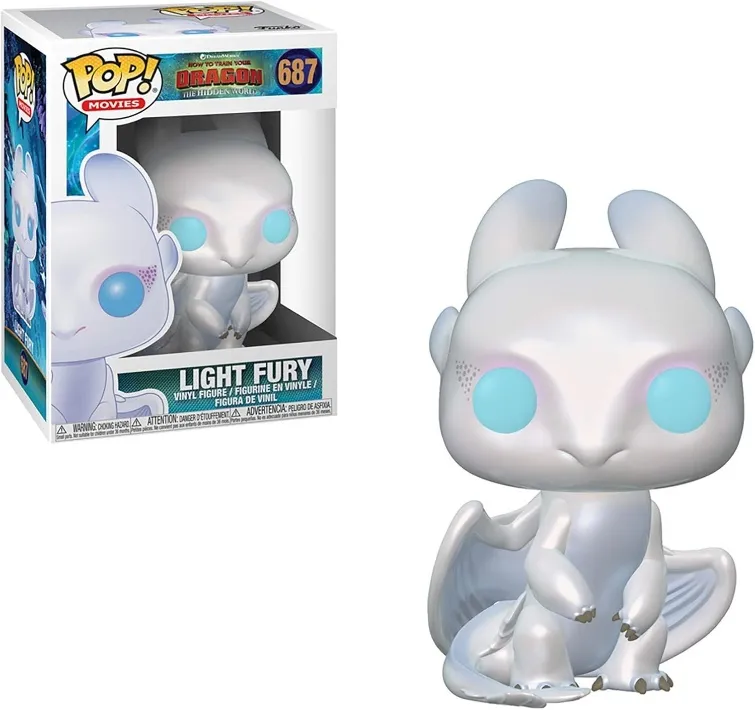 Funko Pop How to Train Your Dragon 3 Light Fury Vinyl Figure Collectible